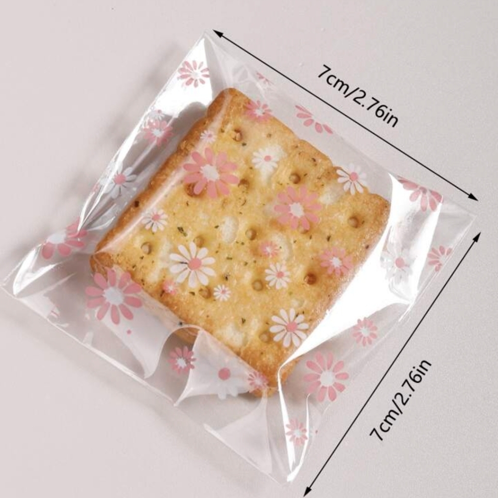Self Sealing Daisies Bags- 50 CT - Picture 2 of 4